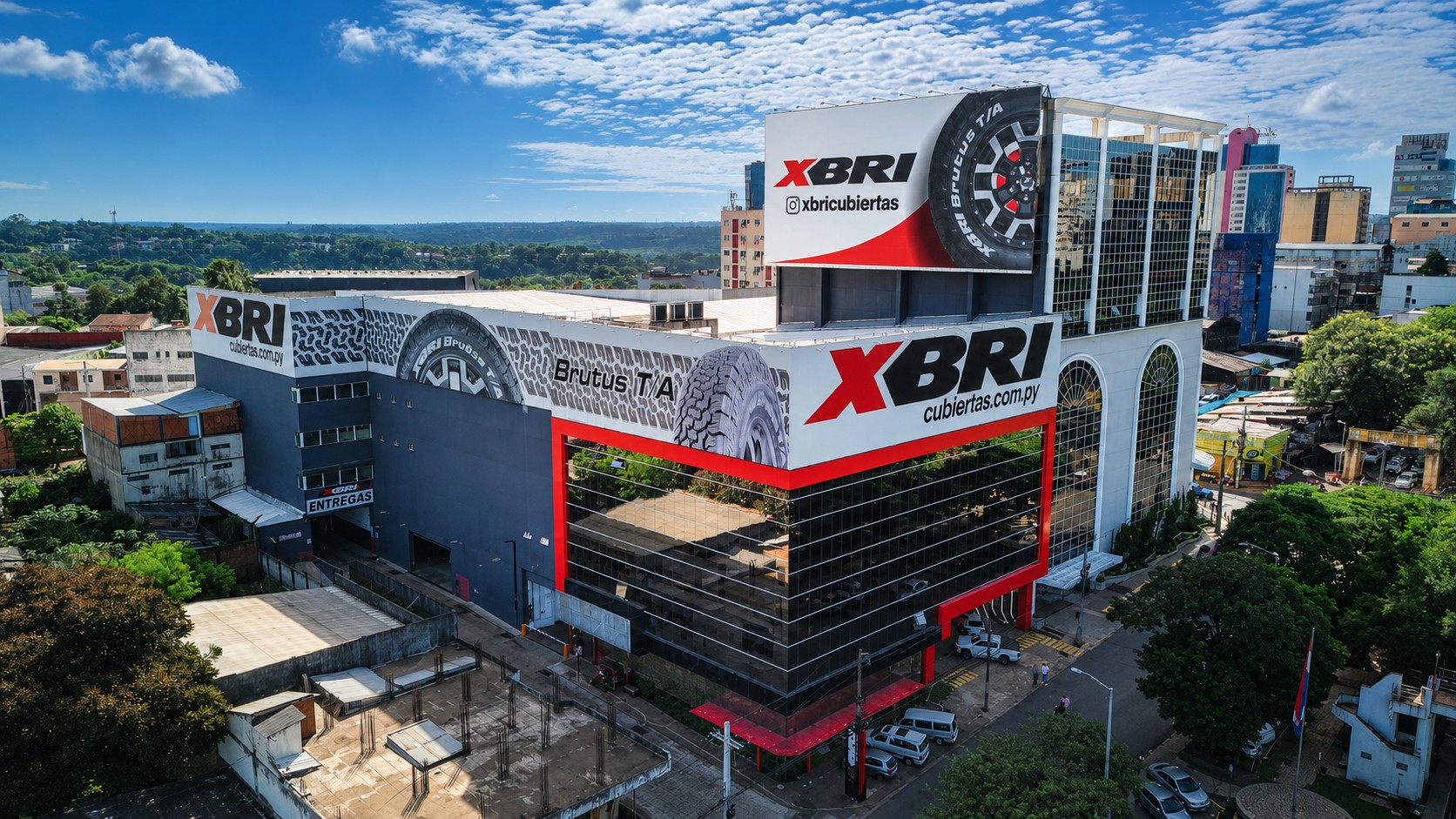XBRI Cubiertas企业大楼鸟瞰图